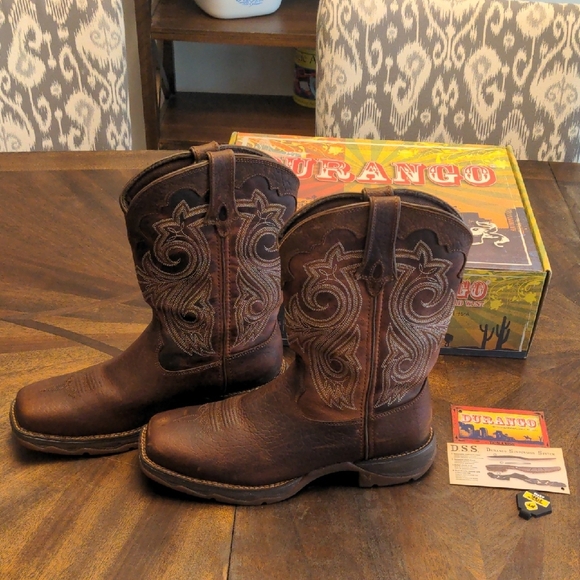 Durango Lady Rebel Steel Toe Western Work Boots Women’s 9.5M RD3315 - Picture 1 of 16